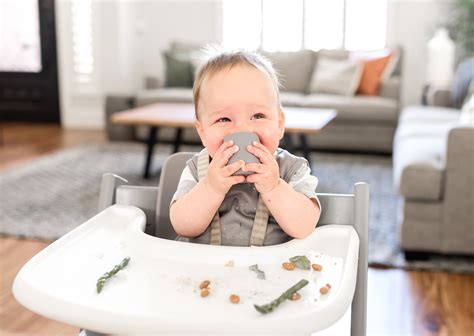 Feeding littles - Most babies gag frequently for 1-2 weeks when starting BLW. Fortunately, as they get more proficient at lateralizing the food to the side of their mouths to chew it before swallowing, gagging greatly reduces. Essentially, as your baby practices and learns that they cannot just swallow whole food, they will gag less as and lateralize/chew more.
